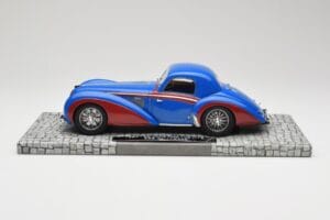 Delahaye Type 145 V12 Coupe Blu Rosso Minichamps 1:18 107116121 Resina — immagine 3 di 6