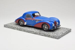 Delahaye Type 145 V12 Coupe Blu Rosso Minichamps 1:18 107116121 Resina — immagine 4 di 6