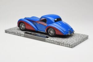 Delahaye Type 145 V12 Coupe Blu Rosso Minichamps 1:18 107116121 Resina — immagine 5 di 6