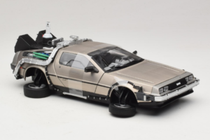 DeLorean DMC-12 Back to the Future Time Machine Sun Star 1:18 2710 Pressofusione — immagine 4 di 6