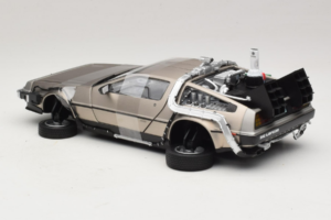 DeLorean DMC-12 Back to the Future Time Machine Sun Star 1:18 2710 Pressofusione — immagine 5 di 6