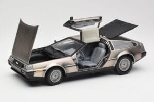 DeLorean DMC-12 LK Argento Sun Star 1:18 2701 Pressofusione — immagine 2 di 8
