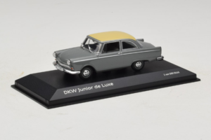 DKW Junior DeLuxe Grigio Minichamps 1:43 A5-5794 Pressofusione — immagine 2 di 3