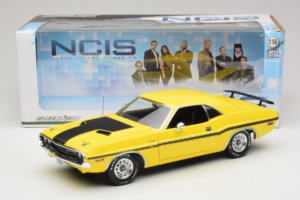 Dodge Challenger R/T NCIS TV Series Car Greenlight 1:18 12845 Pressofusione — immagine 8 di 8