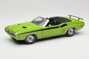 Dodge Challenger Cabriolet Verde Greenlight 1:18 12803-06G Pressofusione
