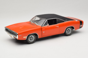 Dodge Charger R/T Arancione & Nero American Muscle 1:18 39314 Pressofusione