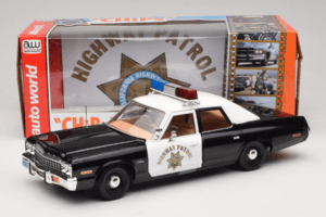 Dodge Monaco Highway Patrol CHiPS Auto World 1:18 AWSS112/06 Pressofusione — immagine 8 di 8