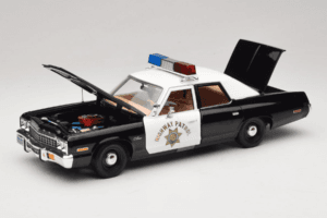 Dodge Monaco Highway Patrol CHiPS Auto World 1:18 AWSS112/06 Pressofusione — immagine 2 di 8