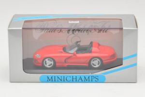 Dodge Viper RT/10 Cabriolet Rosso Minichamps 1:43 430144032 Pressofusione — immagine 4 di 4