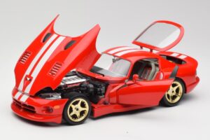 Dodge Viper GTS Rosso Bburago 1:18 3075 Pressofusione — immagine 2 di 8