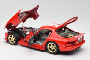 Dodge Viper GTS Rosso Bburago 1:18 3075 Pressofusione — immagine 5 di 8