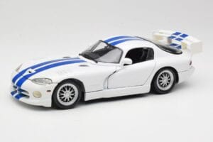 Dodge Viper GTS-R GT2 Bianco 1997 Maisto 1:18 50316 Pressofusione