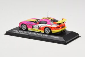 Dodge Viper GTS-R #46 Seiler / Brun / Messley 24 Hours of Daytona 2000 Minichamps 1:43 430001446 Pressofusione — immagine 3 di 4