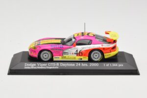 Dodge Viper GTS-R #46 Seiler / Brun / Messley 24 Hours of Daytona 2000 Minichamps 1:43 430001446 Pressofusione