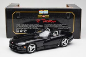 Dodge Viper RT/10 Nero Bburago 1:18 3065 Pressofusione — immagine 8 di 8
