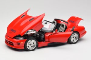 Dodge Viper RT/10 Rosso Edizione Limitata Bburago 1:18 3025 Pressofusione — immagine 2 di 8