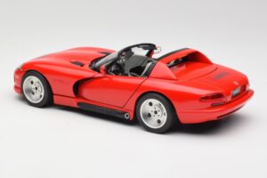 Dodge Viper RT/10 Rosso Edizione Limitata Bburago 1:18 3025 Pressofusione — immagine 7 di 8