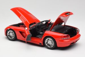 Dodge Viper SRT-10 Rosso Bburago 1:18 3325 Pressofusione — immagine 5 di 8