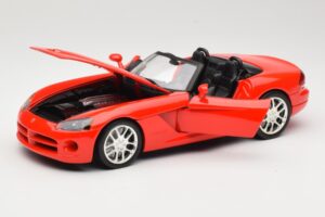 Dodge Viper SRT-10 Roadster Rosso Hot Wheels 1:18 53836 Pressofusione — immagine 2 di 8