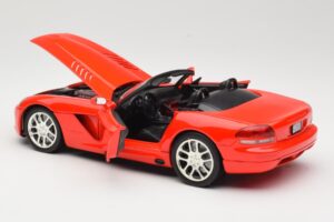 Dodge Viper SRT-10 Roadster Rosso Hot Wheels 1:18 53836 Pressofusione — immagine 5 di 8