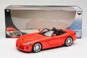 Dodge Viper SRT-10 Roadster Rosso Hot Wheels 1:18 53836 Pressofusione — immagine 8 di 8