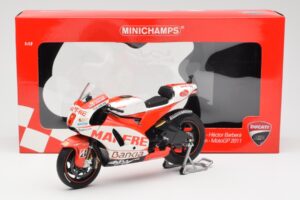 Ducati Desmosedici GP11 #8 H. Barbera Ducati MotoGP Team MotoGP 2011 Minichamps 1:12 123110008 Pressofusione — immagine 6 di 6