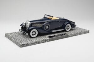 Duesenberg SJN Convertible Coupe Midnight Blue Minichamps 1:18 107150332 Pressofusione