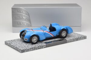 Ecurie Bleue Delahaye Type 145 V12 R. Dreyfus Coupe du Million Montlhery 1937 Minichamps 1:18 107116100 Pressofusione — immagine 6 di 6