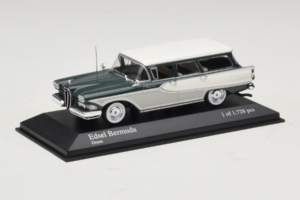 Edsel Bermuda Station Wagon Verde Minichamps 1:43 400082011 Pressofusione — immagine 2 di 4