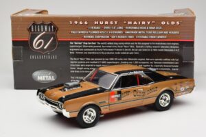 Oldsmobile 442 Hurst Hairy Olds Twin-Engine 4WD 1966 Highway 61 1:18 50089 Pressofusione — immagine 8 di 8