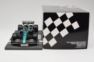 Aston Martin AMR22 Aramco #5 S. Vettel Monaco GP 2022 Minichamps 1:18 117220305 Resina — immagine 6 di 7