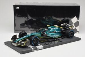 Aston Martin AMR22 Aramco #5 S. Vettel Monaco GP 2022 Minichamps 1:18 117220305 Resina — immagine 7 di 7