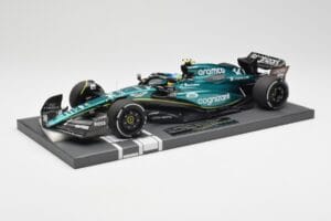 Aston Martin AMR23 #14 F. Alonso 3rd Place Saudi Arabian GP 2023 Minichamps 1:18 117230214 Pressofusione — immagine 2 di 7