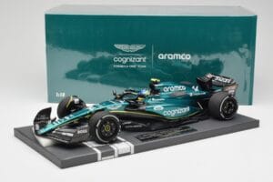 Aston Martin AMR23 #14 F. Alonso 3rd Place Saudi Arabian GP 2023 Minichamps 1:18 117230214 Pressofusione — immagine 7 di 7