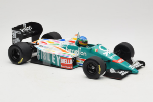 Benetton B186 #20 G. Berger F1 1986 Minichamps 1:18 80439418130 Pressofusione — immagine 4 di 6