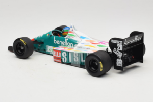 Benetton B186 #20 G. Berger F1 1986 Minichamps 1:18 80439418130 Pressofusione — immagine 5 di 6
