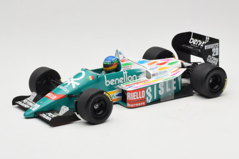Benetton B186 #20 G. Berger F1 1986 Minichamps 1:18 80439418130 Pressofusione