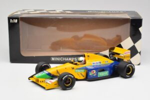 Benetton B191 #19 M. Schumacher F1 1991 Minichamps 1:18 100910119 Pressofusione — immagine 6 di 6