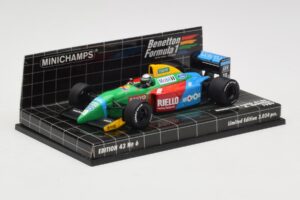 Benetton Ford B188 #19 A. Nannini Race Car 1988 Minichamps 1:43 400890119 Pressofusione — immagine 2 di 4