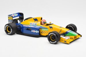 Benetton Ford B191 #19 N. Piquet F1 1991 Minichamps 1:18 100910020 Pressofusione — immagine 4 di 6