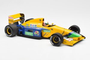 Benetton Ford B191B #20 M. Brundle F1 Early Season 1992 Minichamps 1:18 100920120 Pressofusione — immagine 4 di 6