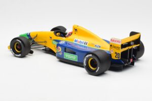 Benetton Ford B191B #20 M. Brundle F1 Early Season 1992 Minichamps 1:18 100920120 Pressofusione — immagine 5 di 6