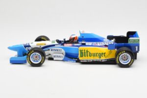 Benetton B195 Renault #1 M. Schumacher Winner Japanese GP 1995 Minichamps 1:18 510953401 Pressofusione — immagine 3 di 6