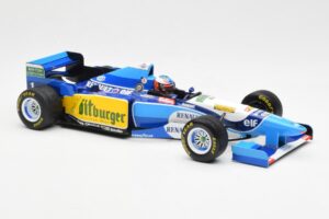 Benetton B195 Renault #1 M. Schumacher Winner Japanese GP 1995 Minichamps 1:18 510953401 Pressofusione — immagine 4 di 6