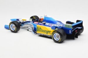 Benetton B195 Renault #1 M. Schumacher Winner Japanese GP 1995 Minichamps 1:18 510953401 Pressofusione — immagine 5 di 6