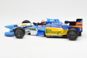 Benetton B195 Renault #1 M. Schumacher Canadian GP 1995 Minichamps 1:18 510950601 Pressofusione — immagine 3 di 6