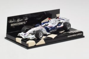 BMW Sauber F1.08 #5 N. Heidfeld Showcar 2008 Minichamps 1:43 400080083 Pressofusione — immagine 2 di 5