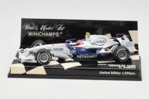 BMW Sauber F1.08 #4 R. Kubica Showcar 2008 Minichamps 1:43 400080084 Pressofusione
