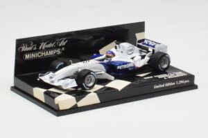 BMW Sauber F1.06 J. Villeneuve Showcar F1 2006 Minichamps 1:43 400060087 Pressofusione — immagine 3 di 5