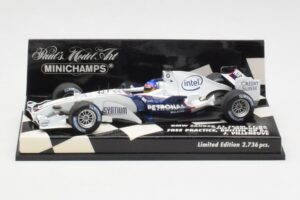 BMW Sauber F1.06 J. Villeneuve Wedding Edition F1 2006 Minichamps 1:43 400060117 Pressofusione
